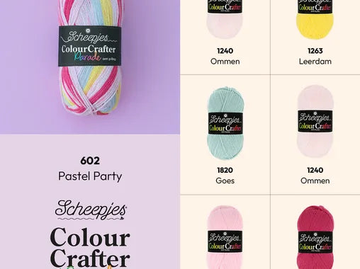 scheepjes colour crafter parade.