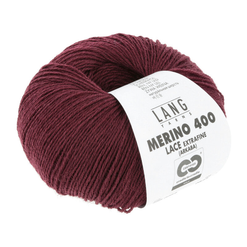 fils longs mérinos 400 dentelle 