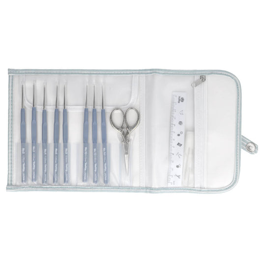 Tulip Etimo crochet hook set royal silver